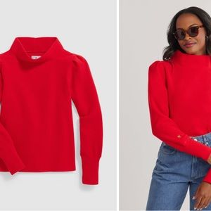 Dudley Stephens Palace Puff Sleeve - Red